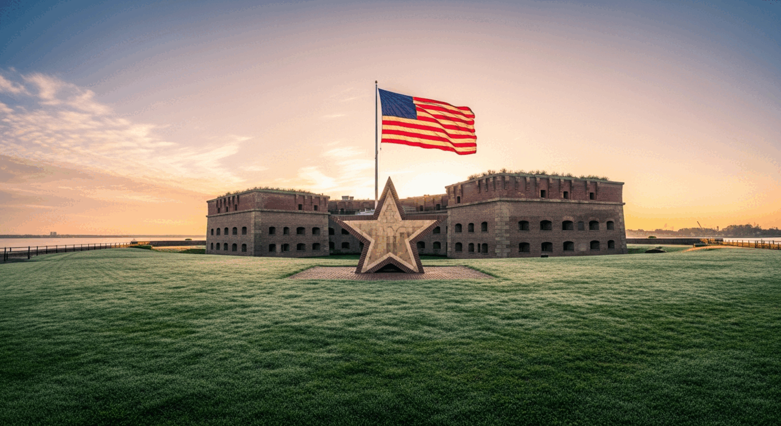 A U.S. national park landscape at dawn during National Park Week